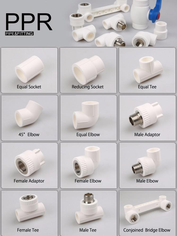ppr szerelvények ppr fittings